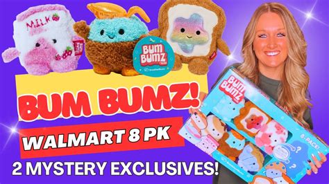 Bumbumz Plushies Exclusive 8 Pack 2 Mystery Bum Bumz Complete Breakfast Squad Youtube