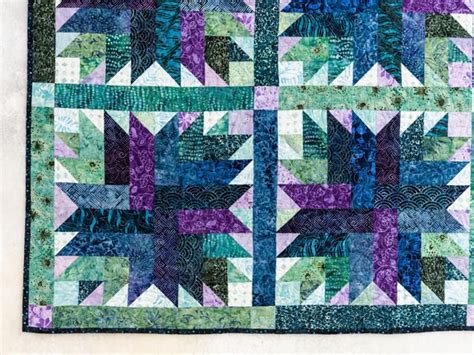 Bouquet Batiks Lavender Fields Quilt Kit Craftsy