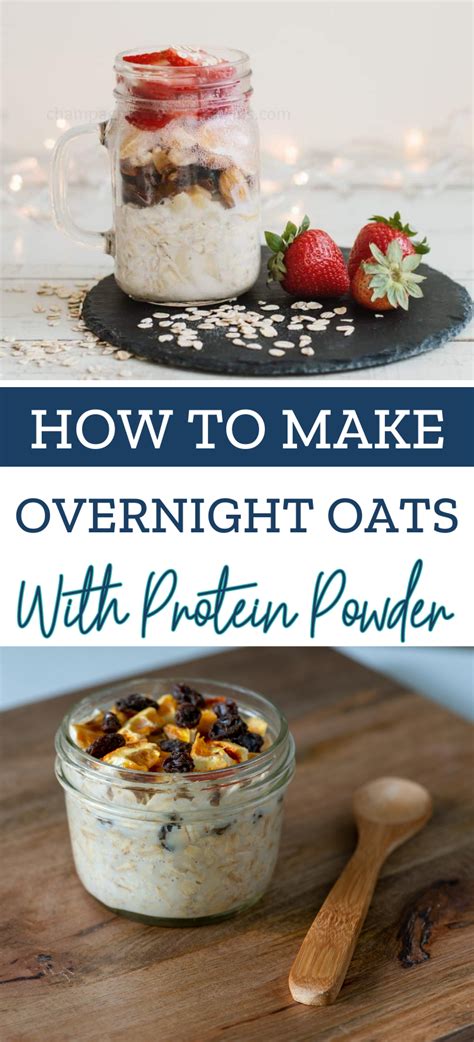 How To Make Overnight Oats With Protein Powder Overnight Oats Recipe