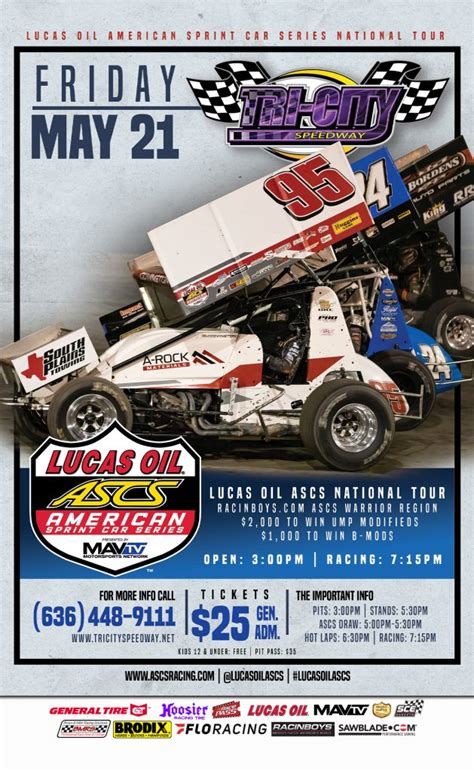 Lucas Oil Ascs National Sprint Car Series With Warrior Region Ump Mods