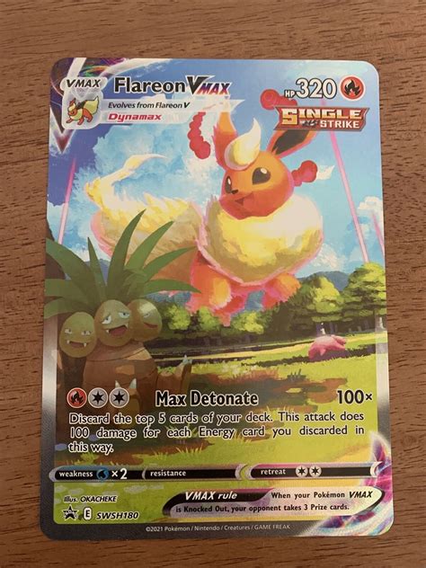 Mavin Jumbo Flareon Vmax Swsh Premium Collection Alternate Art