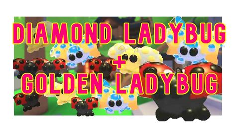 How To Get Diamond Ladybug Golden Ladybug Free Robux Code Adopt Me