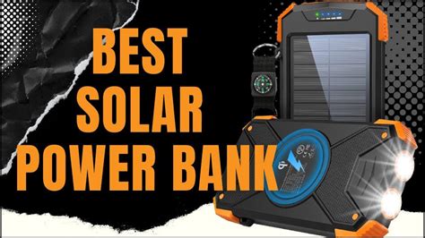 Best Solar Power Bank Blavor Solar Power Bank Review Youtube