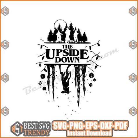 Stranger Things Logo SVG, The Upside Down SVG Files in 2022 | Stranger ...