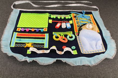 Fidget Apron For Dementia Patients Dementia Activity Apron Etsy