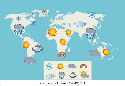 15,416 World weather map Images, Stock Photos & Vectors | Shutterstock