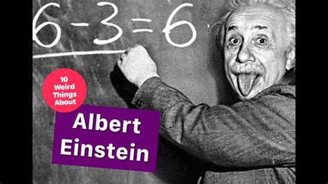 Albert Einstein Weird Facts Einstein Genius Einstein Life Interesting Facts About Einstein