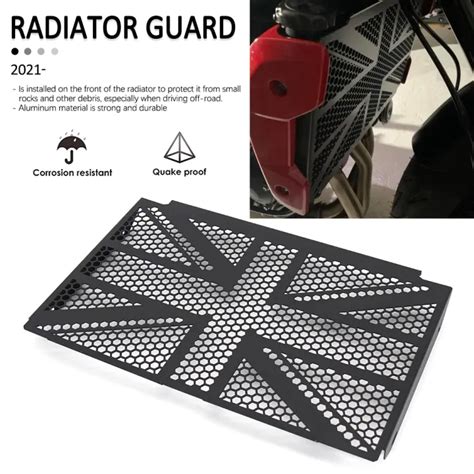 New Black Motorcycle Accessories Radiator Grille Guard Cover Protector