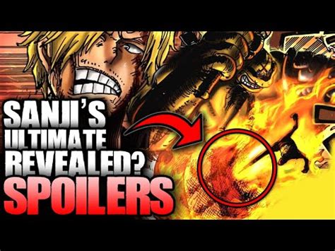 Sanji S Ultimate Revealed One Piece Chapter Spoilers Youtube