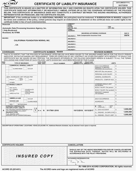 Free Acord 36 Fillable Form Printable Forms Free Online