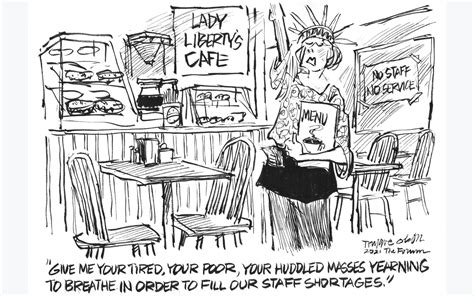 Trygve Olson Cartoon Staff Shortages Inforum Fargo Moorhead And