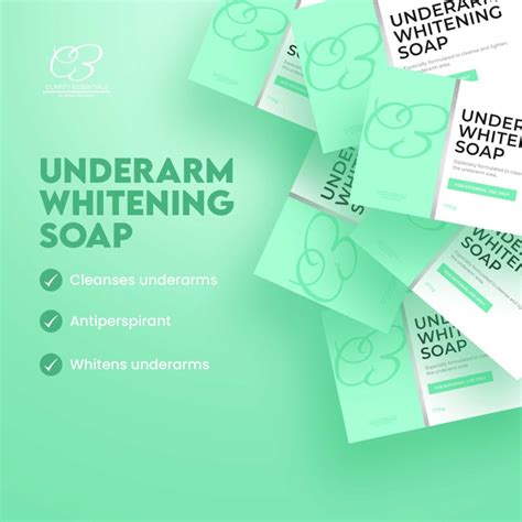 UNDERARM WHITENING SOAP ANTI PERSPIRANT AND WHITENING By Clarity