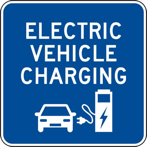 Electric Vehicle Charging Sign Save Instantly