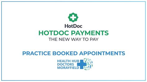 HotDoc Payments Practice Booked Appointments HHDM YouTube