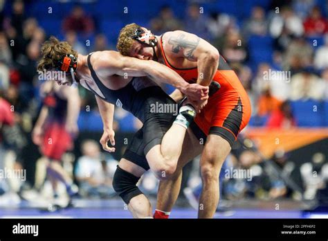 Oklahoma States Travis Wittlake Rides Virginia Techs Hunter Bolen