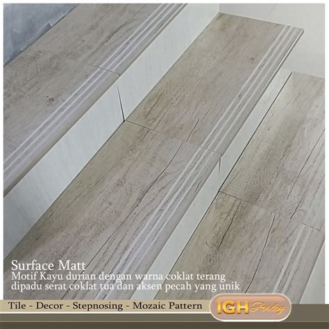 Jual Stepnosing Granit X Cm Pijakan Tangga Motif Kayu Keren Mantapp