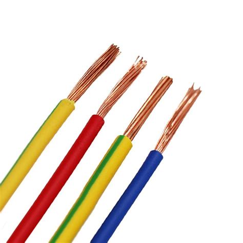 UL1007 Bare Copper PVC Insulation Stranded Copper Conductor 20 AWG