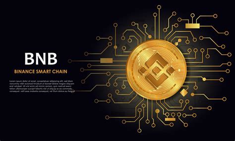 Binance Samart Cadena Bnb Fondo Tecnol Gico Con Concepto De Moneda