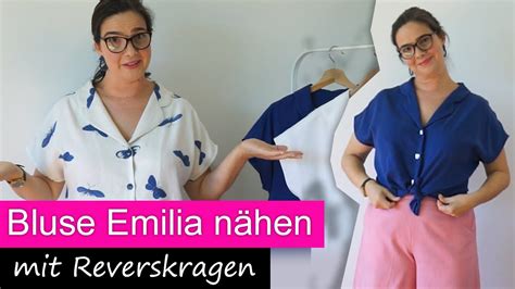 Bluse Emilia N Hen Schritt F R Schritt Anleitung Bluse Mit