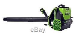 Cordless Electric Backpack Leaf Blower 80V 145MPH 580CFM w Li-Ion Batt + Charger