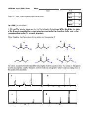 Orgo II FINAL Exam S21 KEY Pdf CHEM 224 Orgo II FINAL Exam Name Last