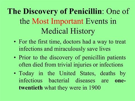 Discovery of Penicillin