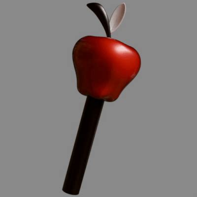 3D File HAZBIN HOTEL LUCIFER APPLE Collapsible Cane 3D Printing Idea