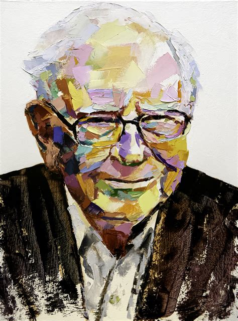 Original Painting Of Warren Buffett — Derek Russell