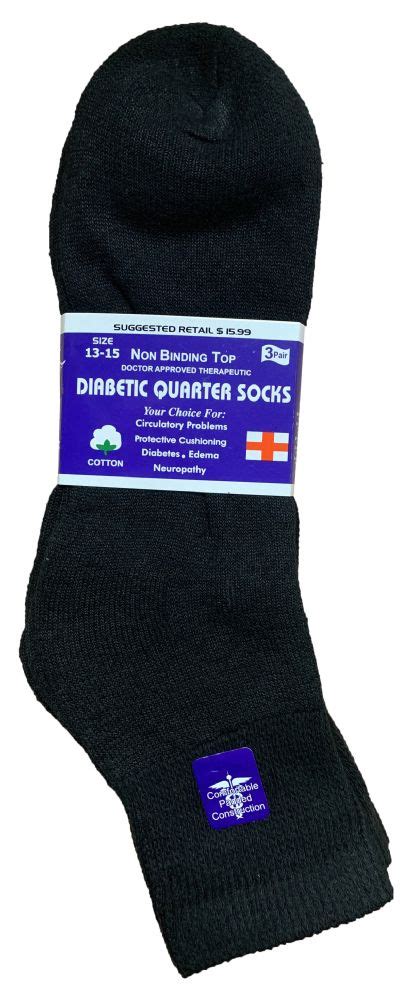 12 Pairs Yacht And Smith Men S Cotton Diabetic Black Ankle Socks Big And Tall Mens Diabetic