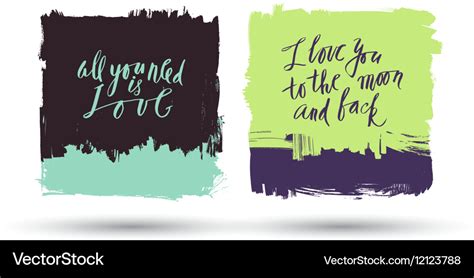 Grunge Brush Banners With Lettering Royalty Free Vector