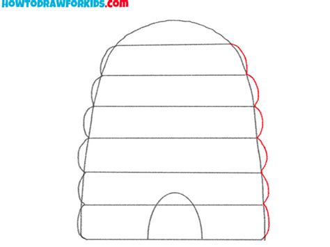 How to Draw a Beehive - Easy Drawing Tutorial For Kids