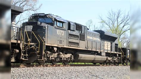 Conrail Penn Central Gondola Connection During The Eclipse