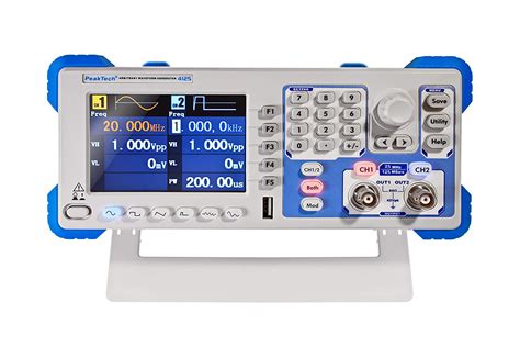 PeakTech 4125 1µHz 25MHz Arbitrary Waveform Generator 2 Kanal