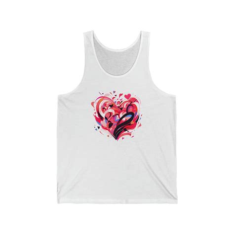 Anime Tank Tops Cute Tank Tops Heart Circle