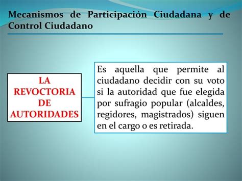 Ppt LA VIDA EN DEMOCRACIA Pptx Y La Participacion Ciudadana PPT