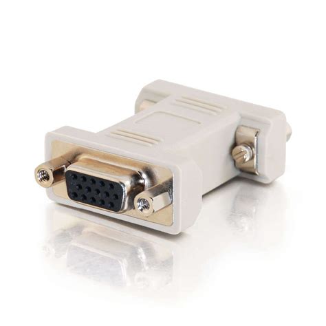 Multisync® Vga Hd15 Female To Db9 Male Serial Rs232 Adapter Vga