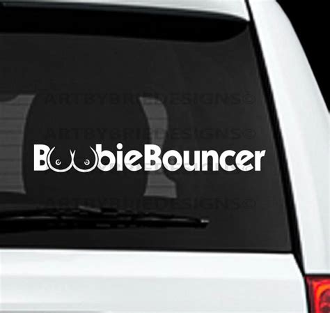 Boobie Bouncer Sticker Jeep Sticker Windshield Decal Mopar Etsy