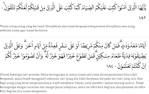 Detail Arti Surat Al Baqarah Ayat 184 Koleksi Nomer 8