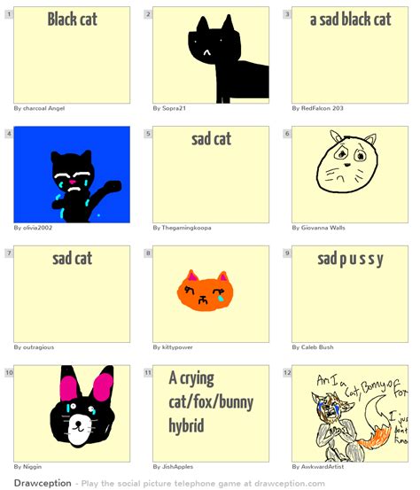 Black Cat Drawception