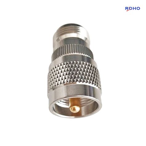 UHF Male Pl259 To N Female Straight RF Connector Adapter China UHF To