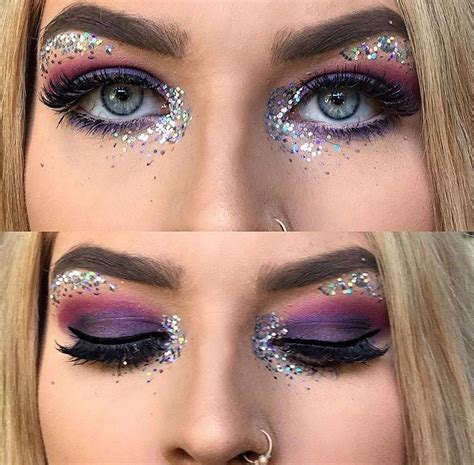 Glitter Makeup Rave Makeup Festival Makeup Glitter Coachella Makeup