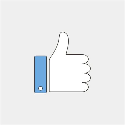 Premium Vector Thumb Up Gesture Like Icon Vector