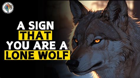 10 Signs Of A Lone Wolf Personality YouTube