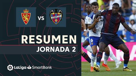 Resumen De Real Zaragoza Vs Levante Ud Youtube