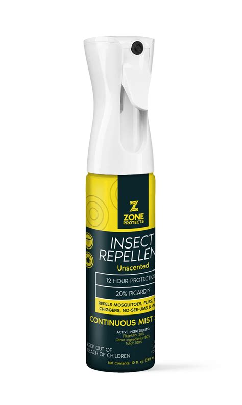 Made In The Usa Zone Protects Insect Repellent Unscented Oz Mistosol