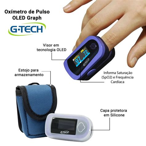 Oxímetro de Pulso OLED Graph G Tech