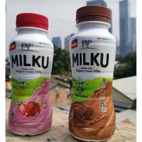 Jual Susu Milku Susu UHT 200ml Shopee Indonesia