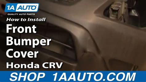 How To Replace Front Bumper Cover 02 06 Honda Cr V Youtube