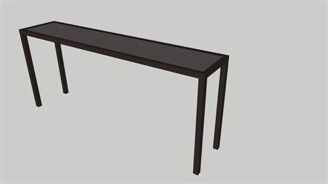 Metal Console Table 3D Warehouse