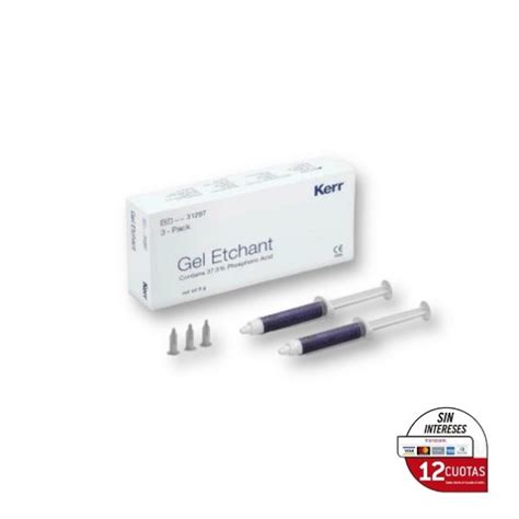 Kerr Ácido Ortofosfórico Gel Etchant 37 5 3x3grs Dentica